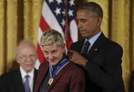 Ellen DeGeneres Awarded Presidential Medal of Freedom